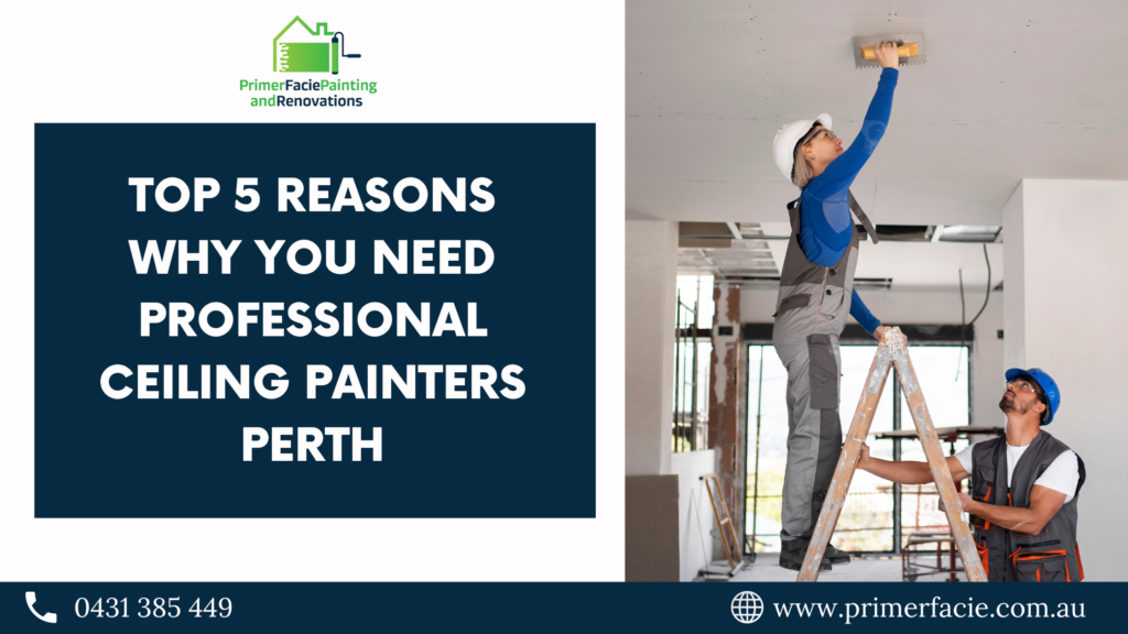 Top 5 Reasons Why You Need Professional Ceiling Painters Perth